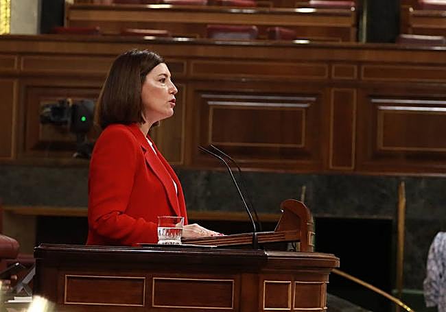María Isabel García López, en una intervención en el Congreso.