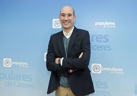 José Ángel Sánchez Juliá, portavoz del PP extremeño.