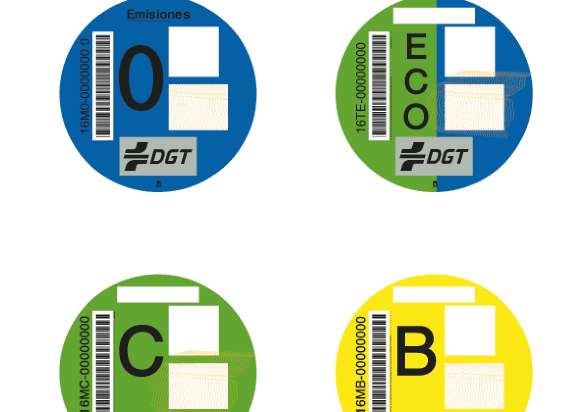 Distintivos medioambientales.