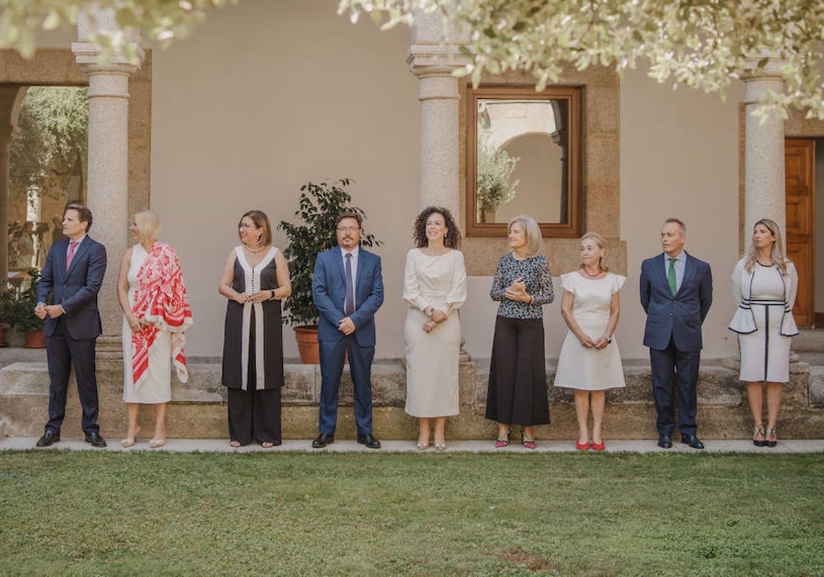 Miembros del Consejo de Gobierno en la toma de posesión.