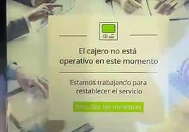 No funciona ningún cajero de Valencia de Alcántara.