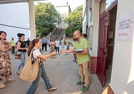 Opositores a docentes en la última convocatoria celebrada el pasado 17 de junio.