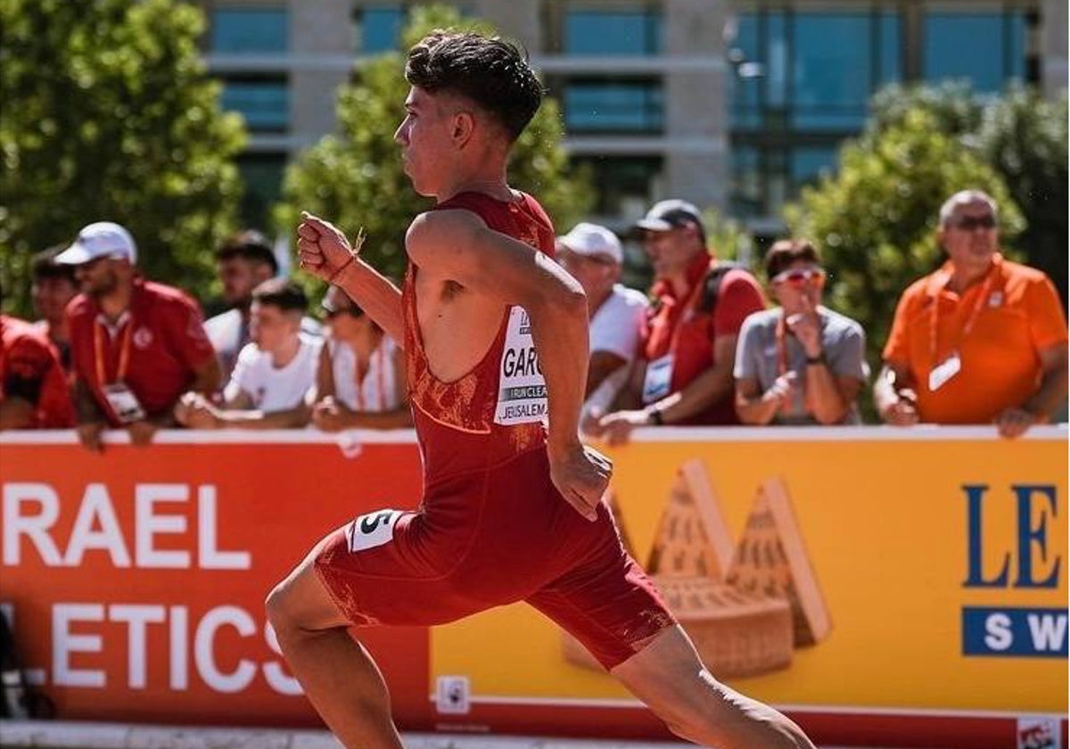 David García Zurita, en el Europeo de Jerusalén.