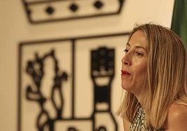 María Guardiola, en su comparecencia de prensa el pasado día 2, tras el Consejo de Gobierno.