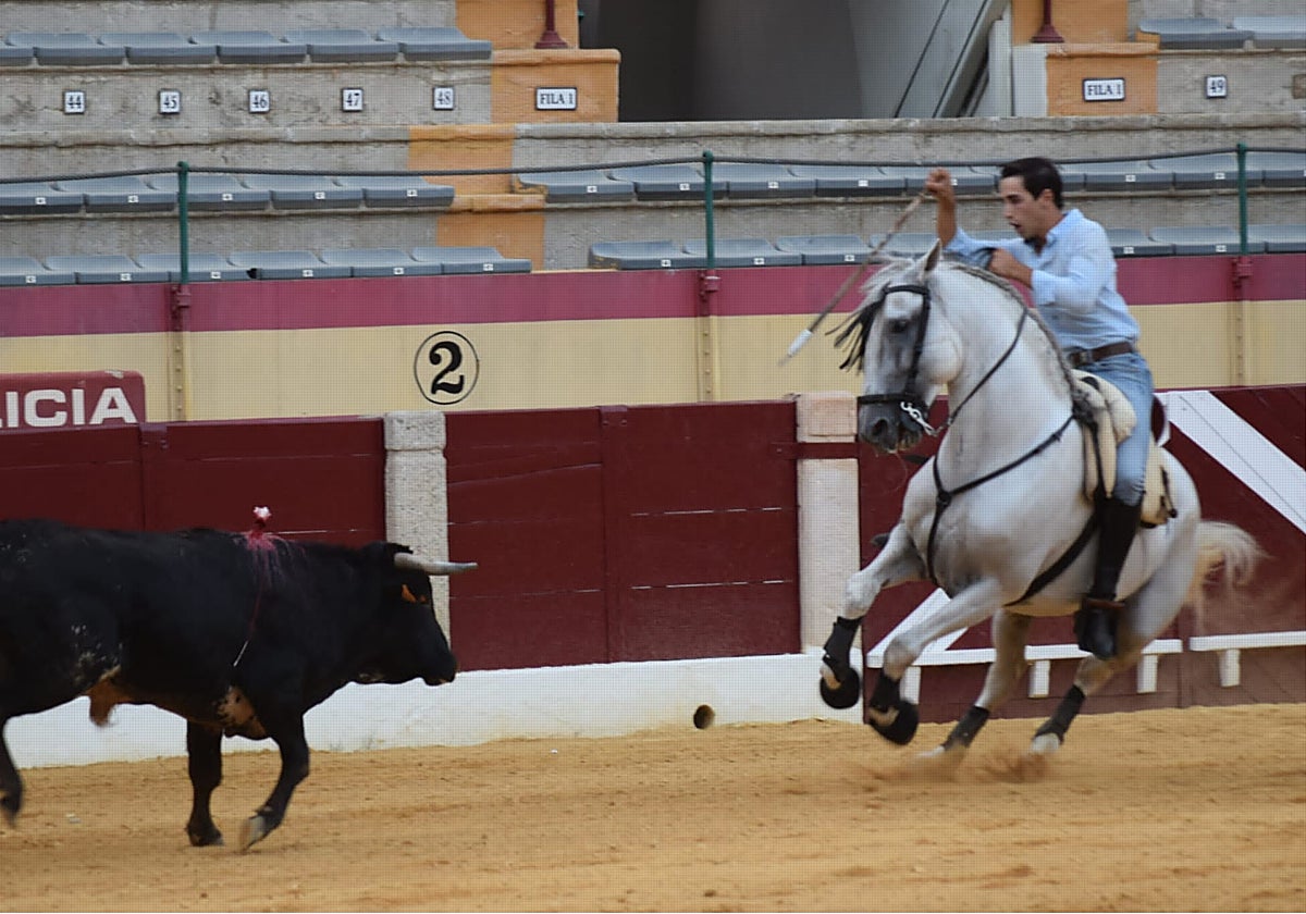 Adrián Venegas, en uno de sus entrenamientos.