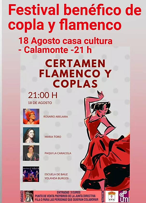 La Casa de Cultura acoge un Festival Benéfico de Copla y Flamenco