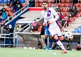 Borja López, durante su etapa en el Numancia.