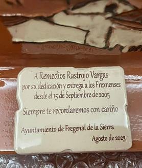 Imagen secundaria 2 - Fregenal homenajea a Remedios Rastrojo por su jubilación