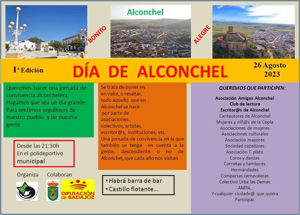 Cartel difundido por la Asociación Cultural 'Amigos de Alconchel'.