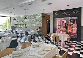 Interior luminoso del restaurante cacereño 'Dediez'