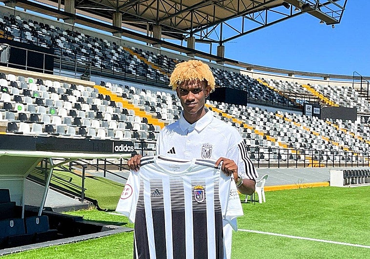 Saidou Bah, en el Nuevo Vivero este martes.