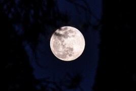 Imagen de archivo de una Superluna