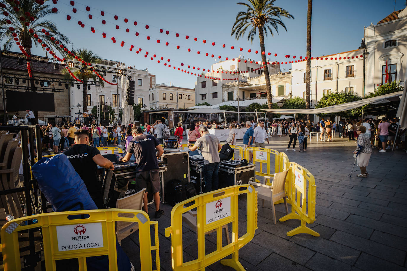 Ambiente este viernes en la Feria de Mérida