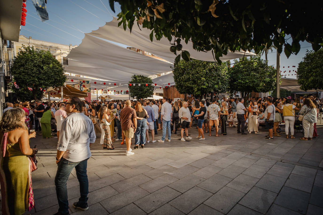 Ambiente este viernes en la Feria de Mérida