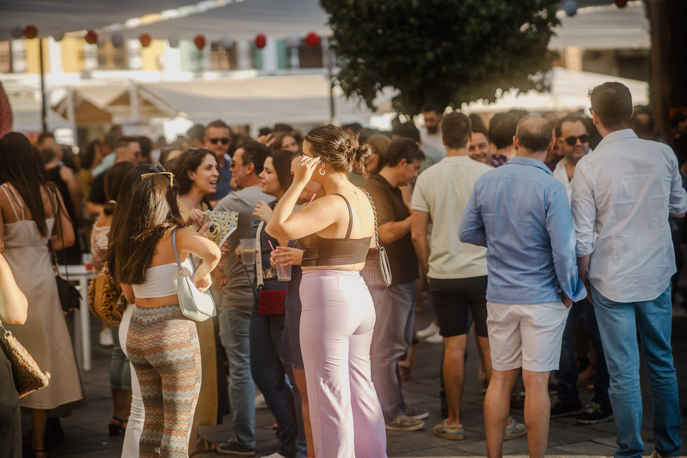 Ambiente este viernes en la Feria de Mérida