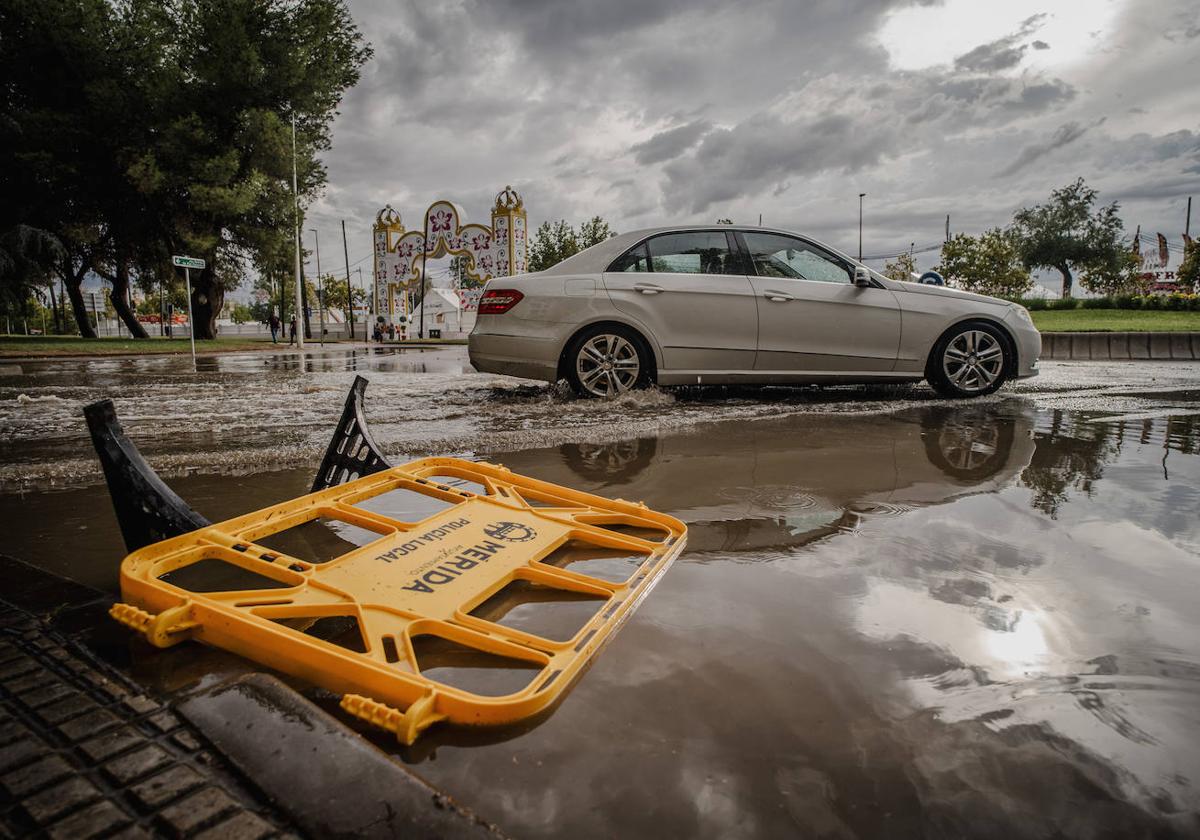 Imagen de Mérida, esta tarde.