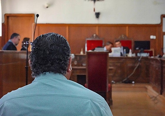El acusado durante el juicio que se celebró este miércoles.