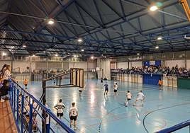 Uno de los partidos de la IV Maratón.