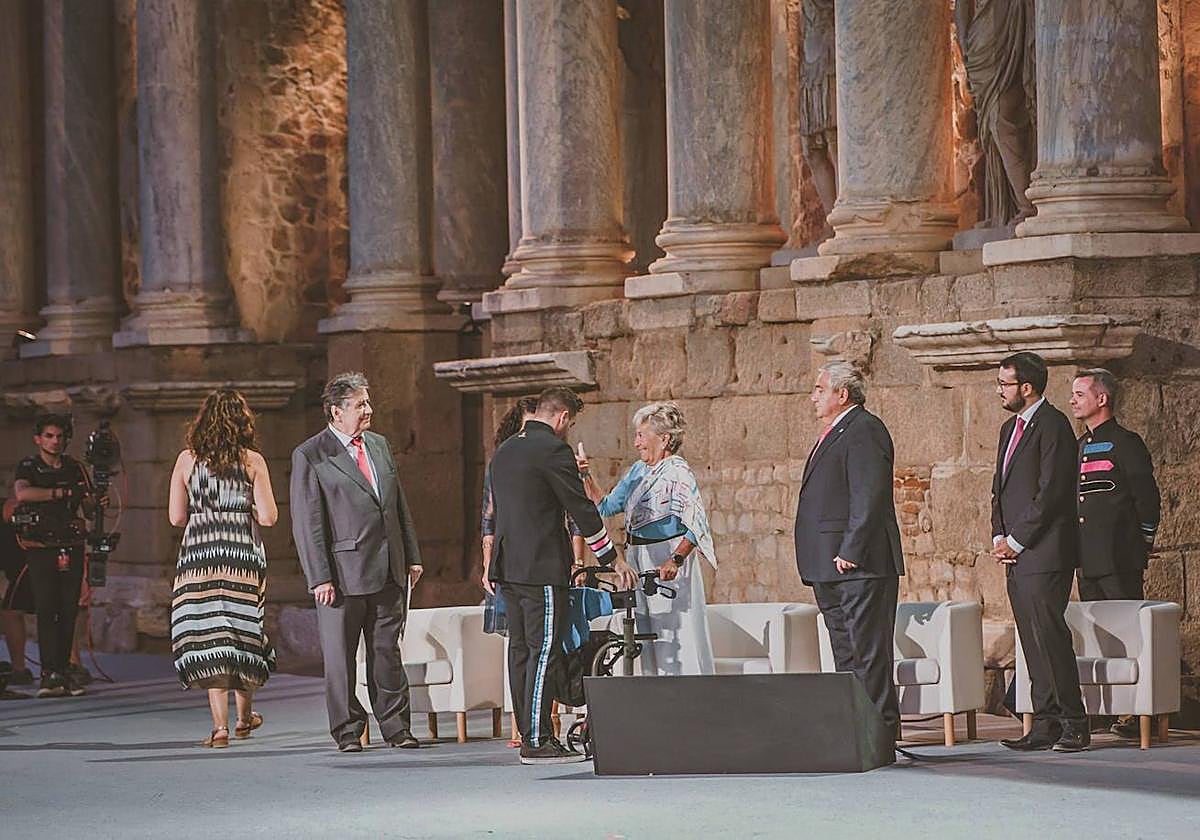 Acto de entrega de Medallas de Extremadura en 2022.