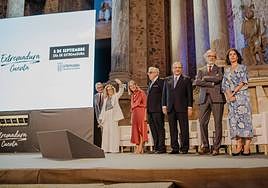 Los galardonados con las medallas de Extremadura 2023.