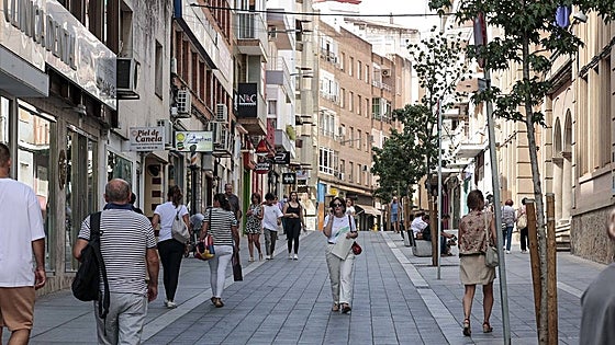 El comercio y la hostelería crecen en las zonas peatonalizadas de Cáceres