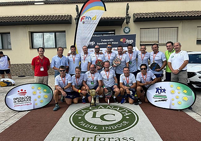 Club Fit point de Mallorca, campeón de España masculino de veteranos.