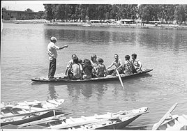 Así eran las antiguas barcas del Guadiana