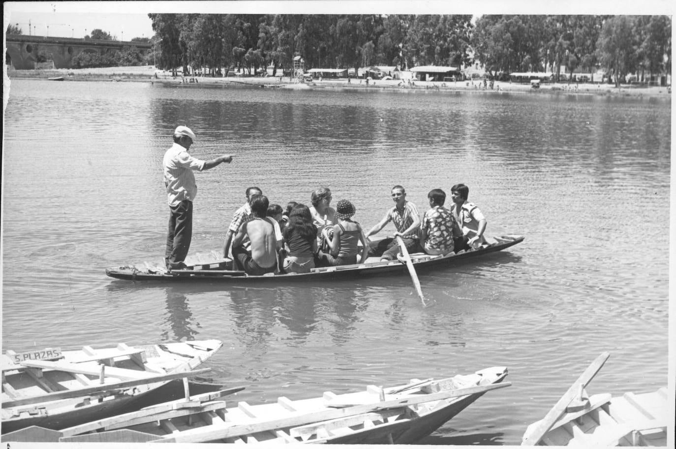 Así eran las antiguas barcas del Guadiana