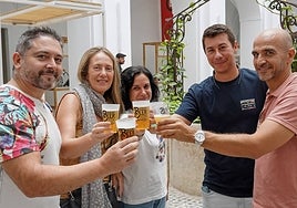 Las penas, con jamón y cerveza en Badajoz
