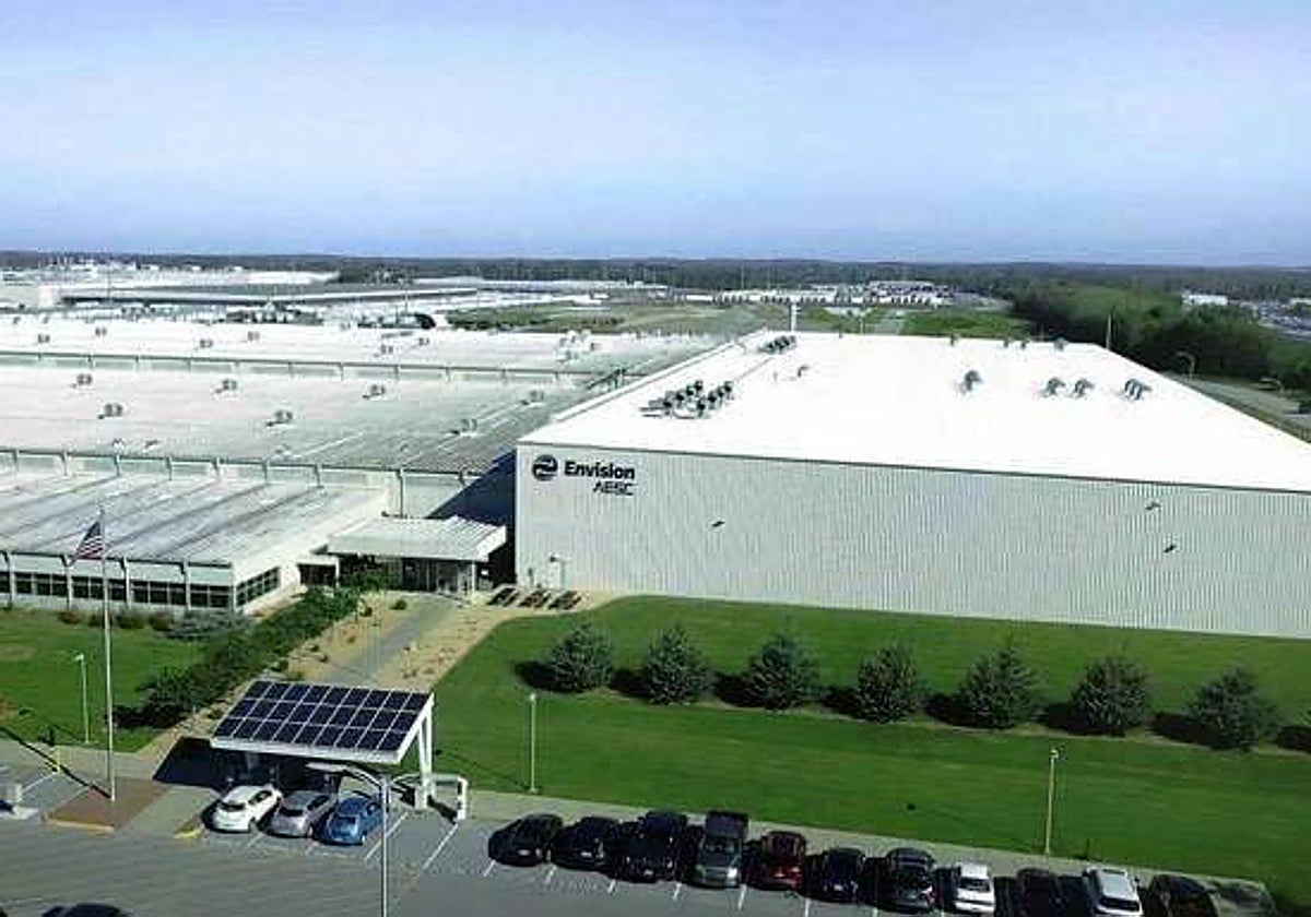 Gigafactoría de Envision AESC en Estados Unidos.