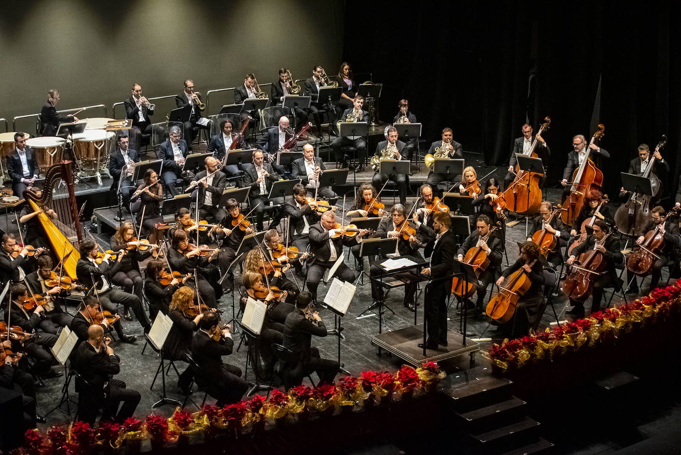 La Orquesta de Extremadura en una actuación en Año Nuevo.