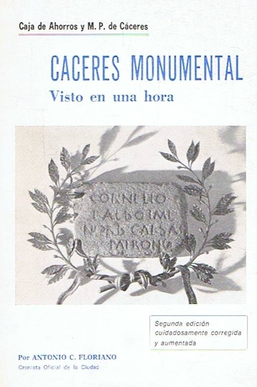 Segunda edición del libro. Son reediciones de la primera guía para ver la Ciudad Monumental en una hora publicada en 1941.