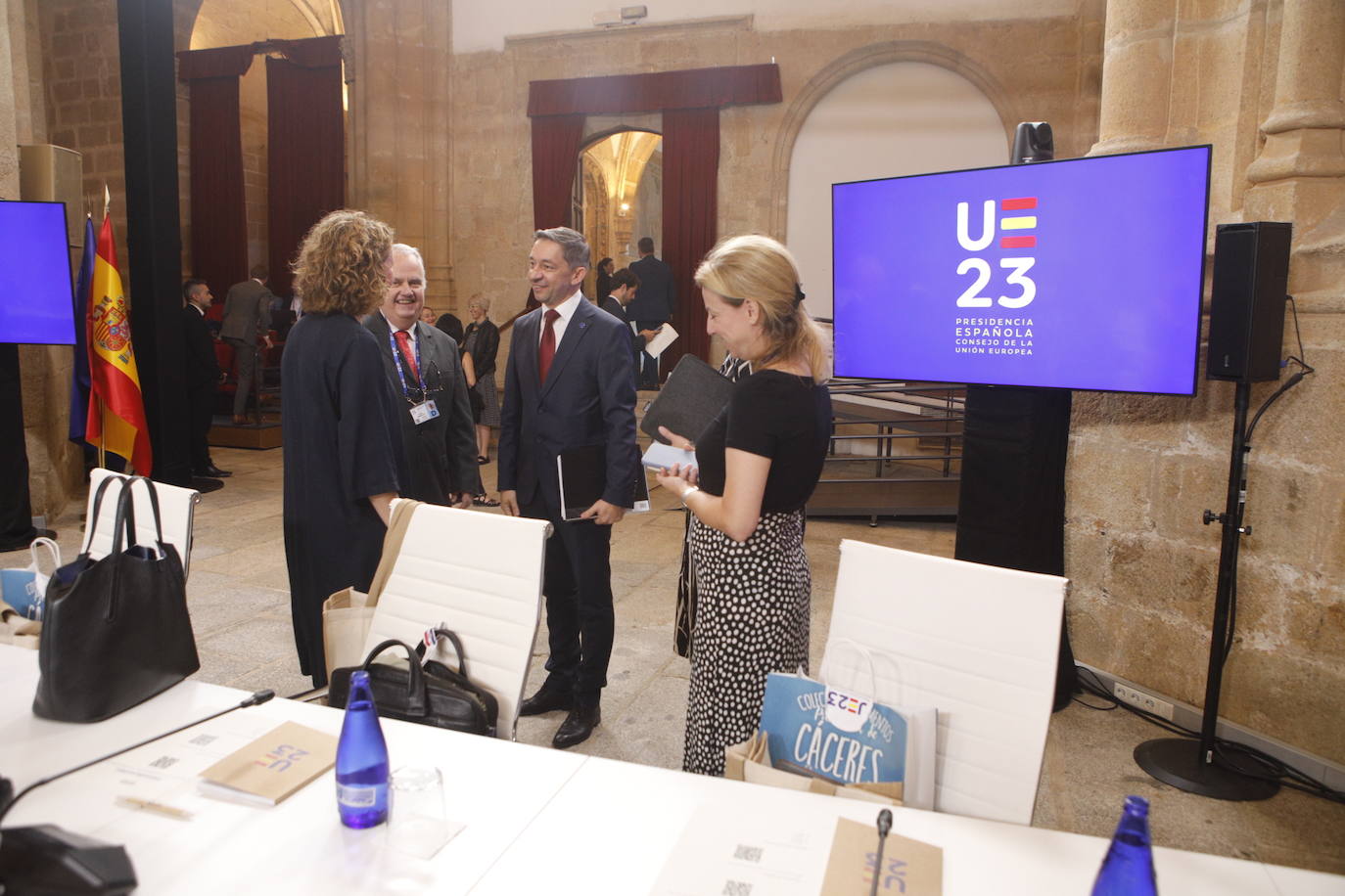 Primera reunión de los ministros de Cultura de la UE en Cáceres