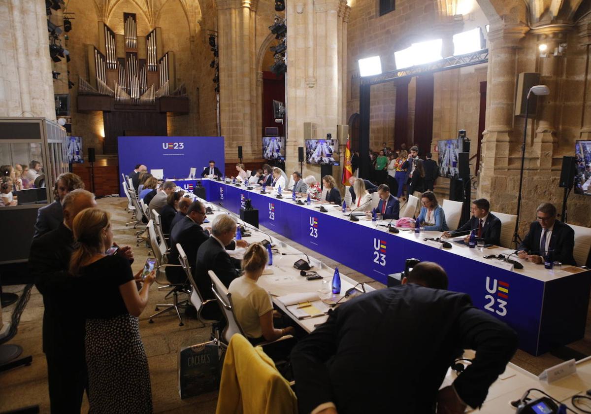 Reunión de ministros este martes en Cáceres.