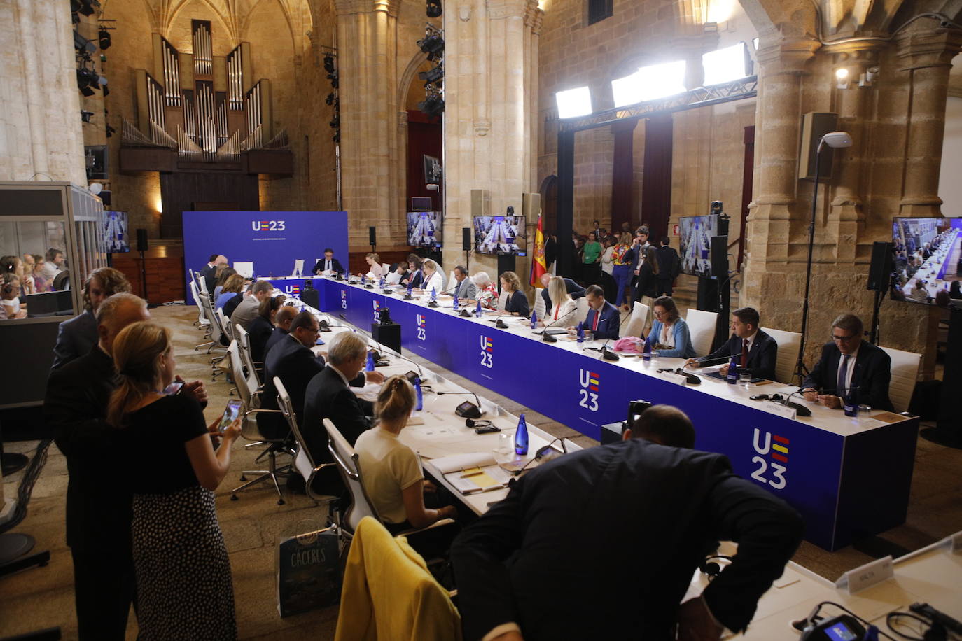 Primera reunión de los ministros de Cultura de la UE en Cáceres