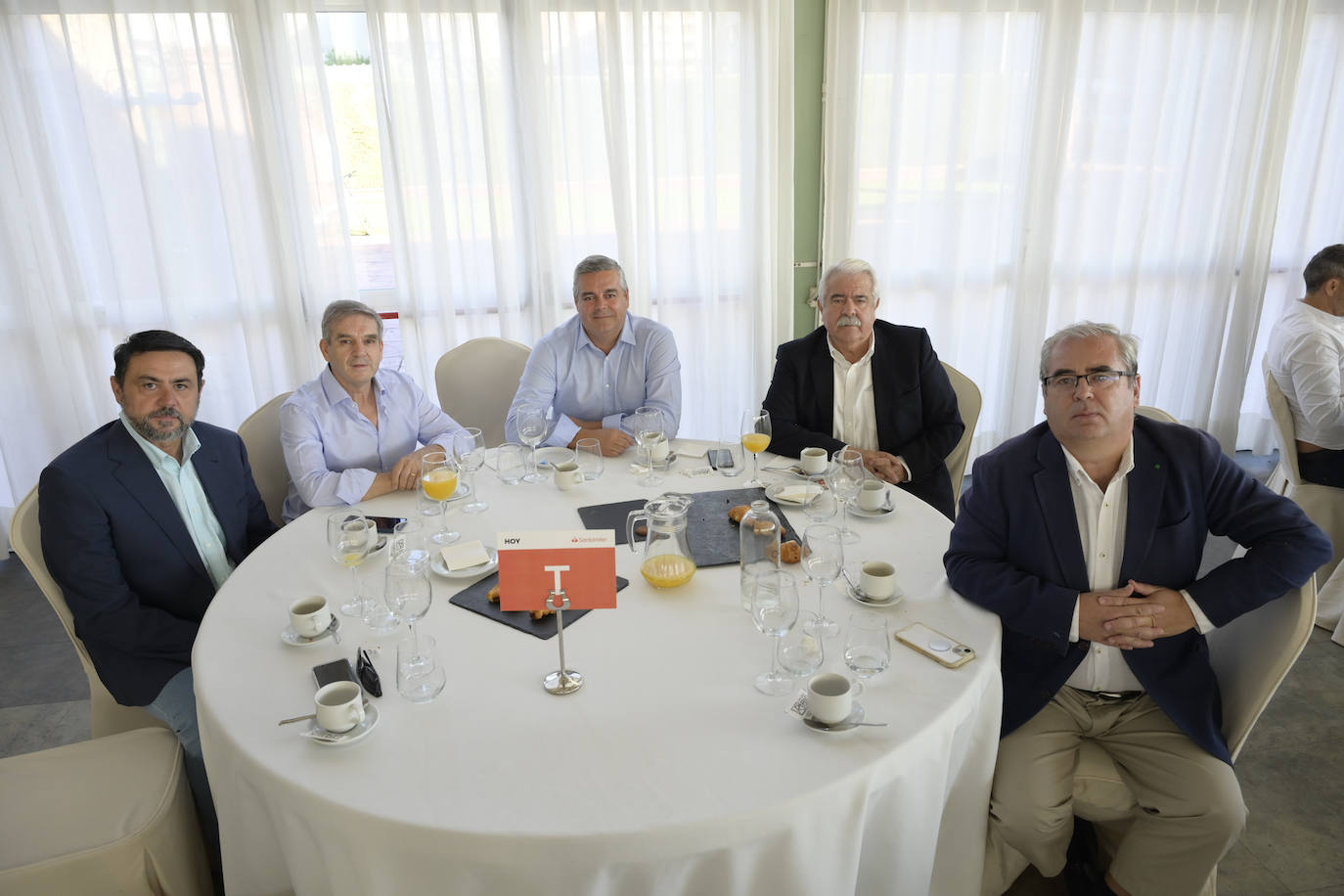 Isidoro Orovengua, Agustín Fernández, José Luis Fonseca, Julio del Carmen y Fernando Mina. 