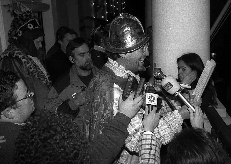 Pregoneros del Carnaval de Badajoz a lo largo de los años