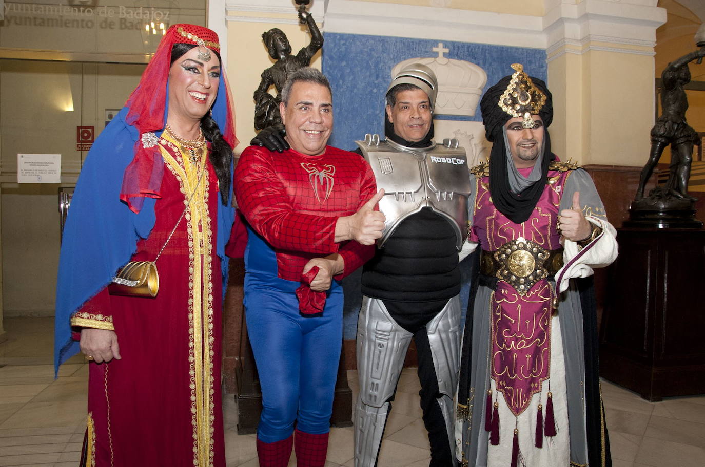 Pregoneros del Carnaval de Badajoz a lo largo de los años