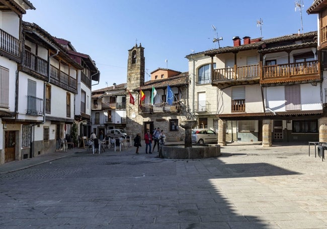 Plaza de Villanueva de la Vera.