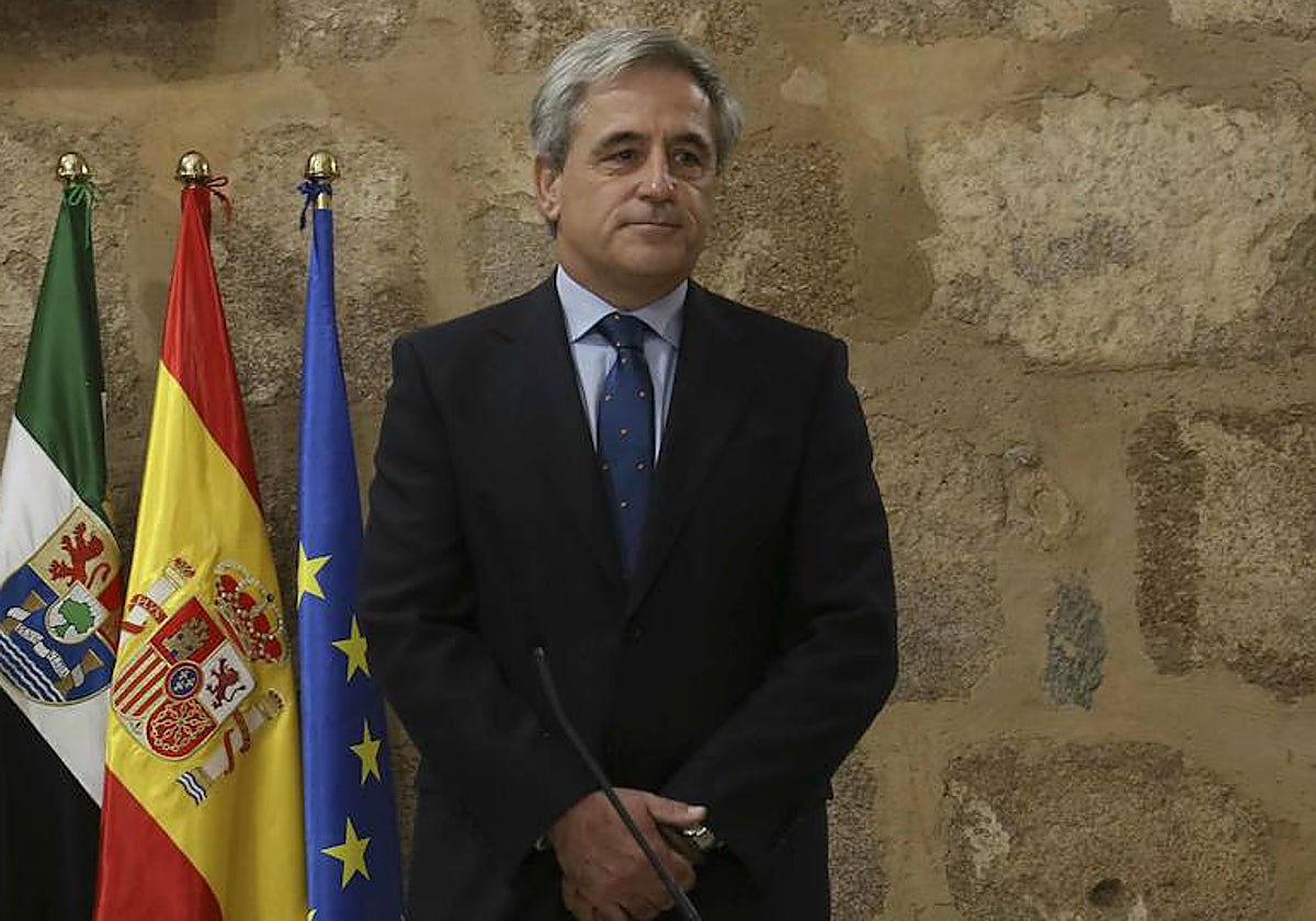 Ignacio Higuero en la toma de posesión como consejero de Gestión Forestal