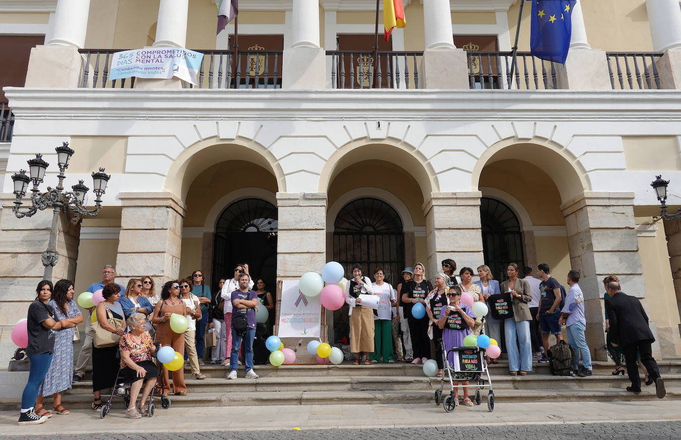 Acto por la lucha contra el cáncer de mama.