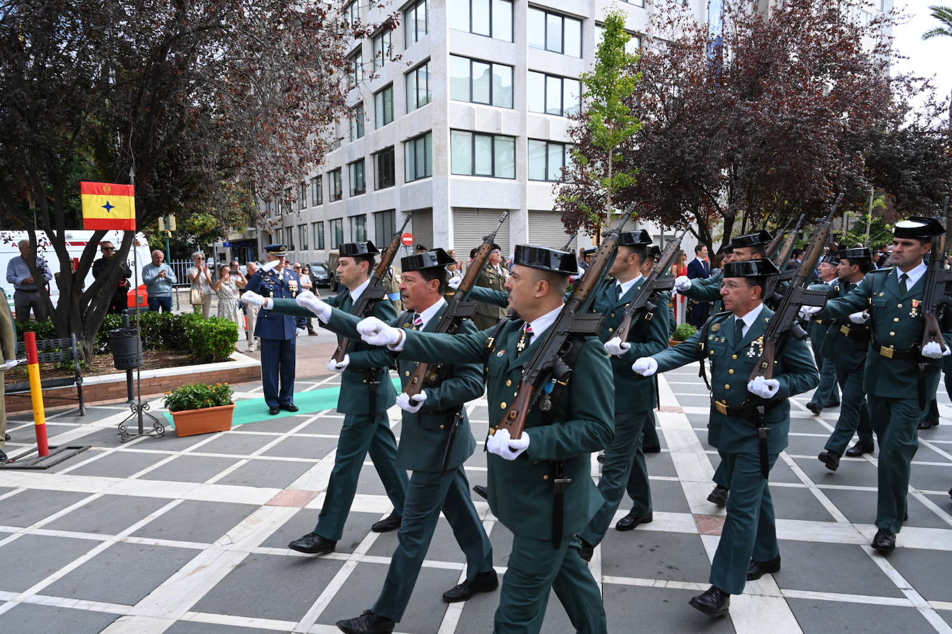 Imágenes del homenaje militar en San Francisco