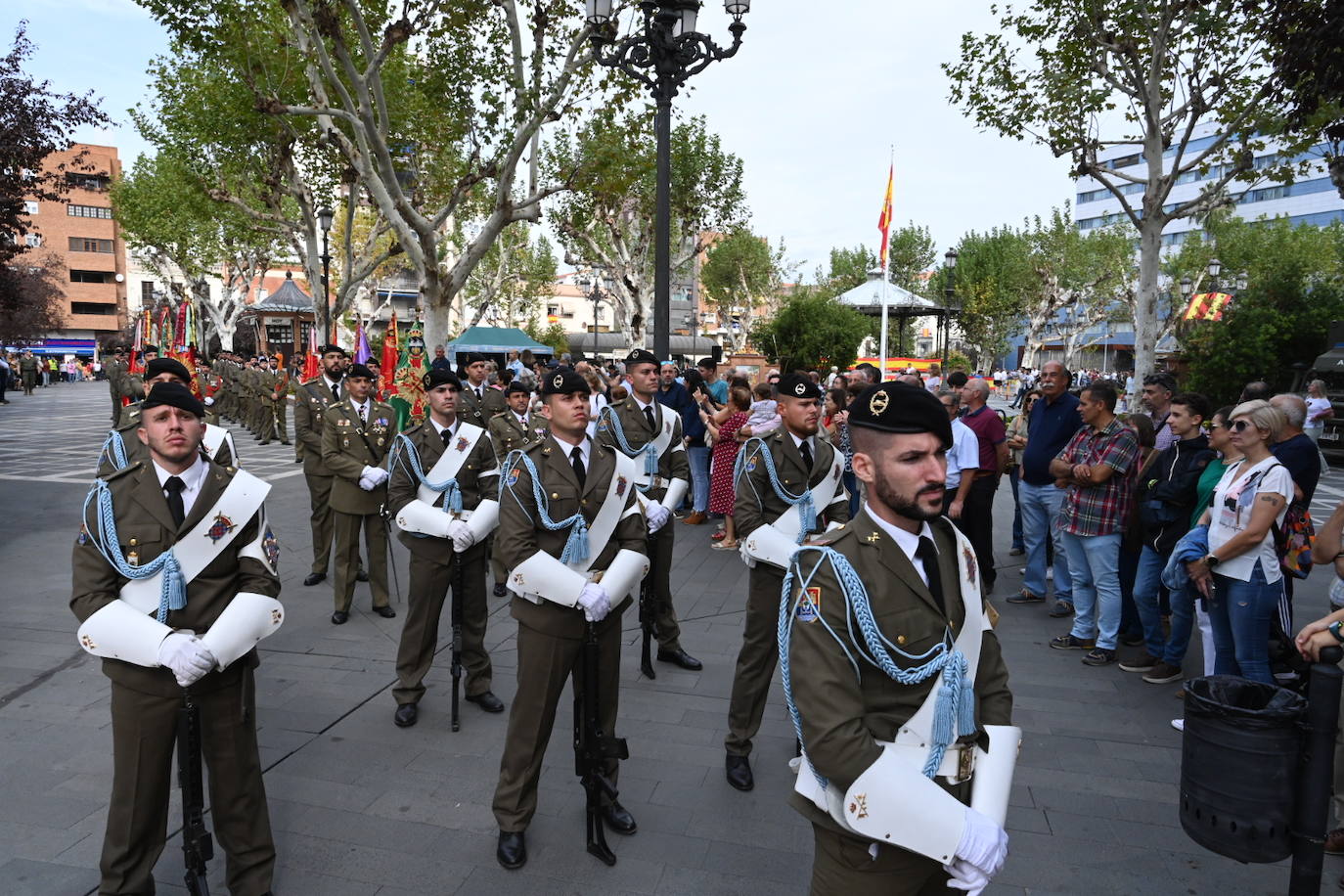 Imágenes del homenaje militar en San Francisco