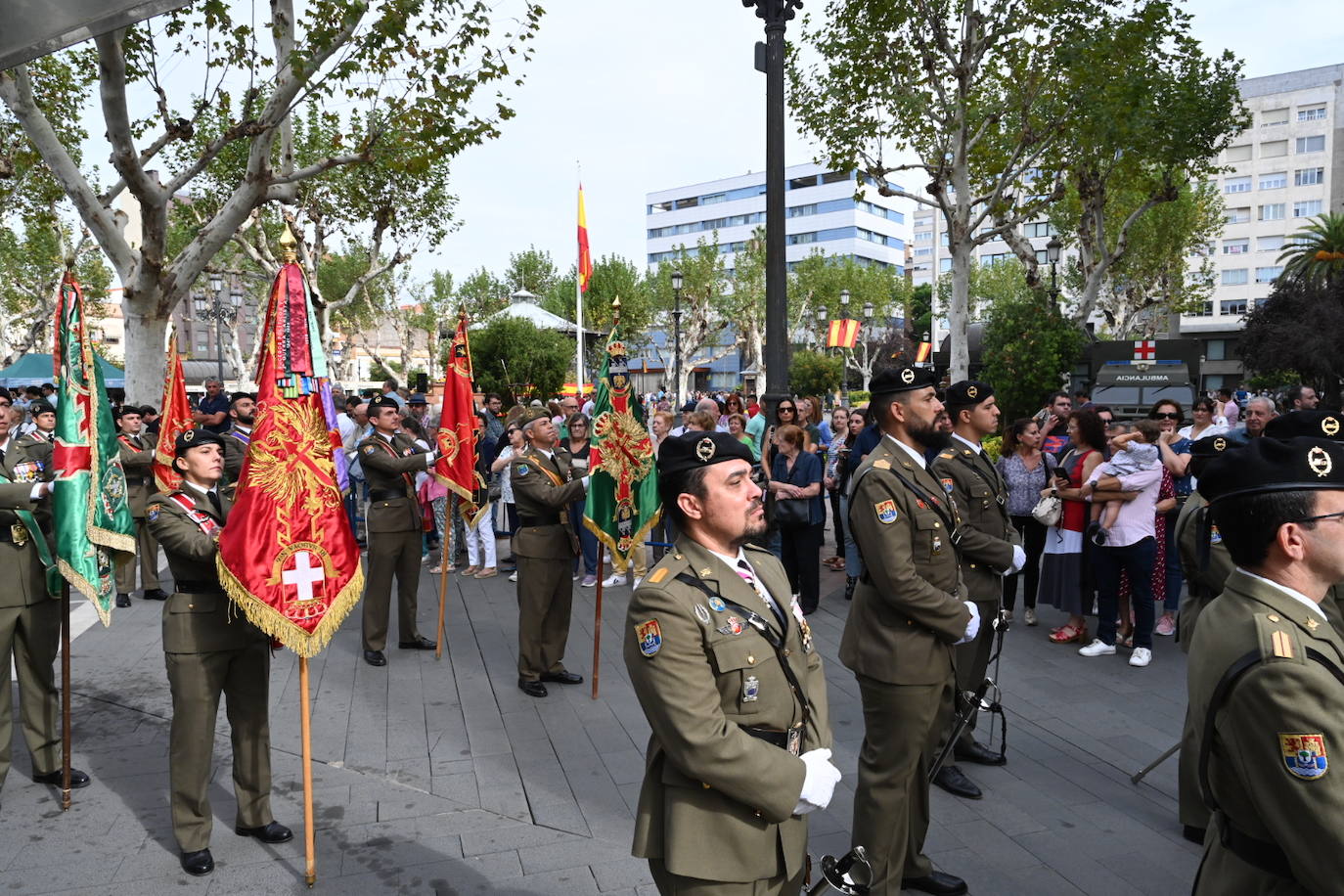 Imágenes del homenaje militar en San Francisco