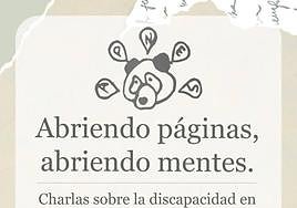 Usuarios de la asociación Apnes imparten la charla 'Abriendo páginas, abriendo mentes' en la biblioteca de Calamonte