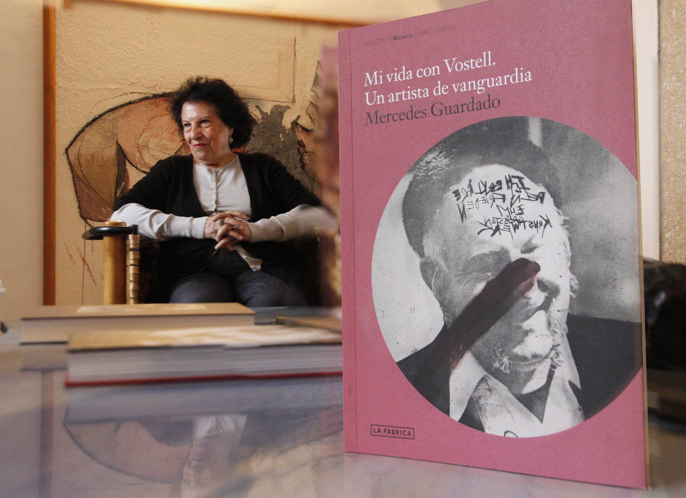 Mercedes escribió el libro 'Mi vida con Vostell. Un artista de vanguardia, en el que repasó sus 40 años de vida en común.