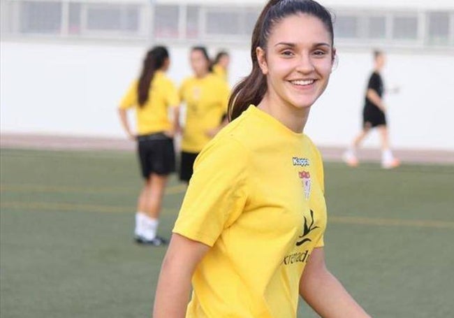 Paula León durante su etapa en el Santa Teresa.