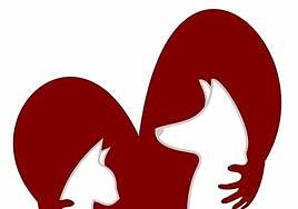 Logo de la protectora 'Volver a latir'.