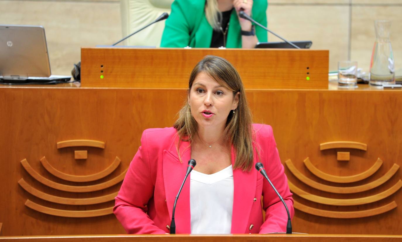 La diputada popular Sandra Valencia.