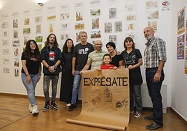 Exposición en el Palacio de la Isla dentro del Festival Urban Sketchers de Cáceres.